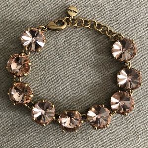Stella & Dot peach sparkle bracelet